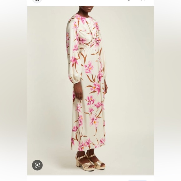 Zimmermann pink floral knot dress - Picture 6 of 7